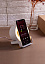 Bluetooth колонка-подставка "Smart Sound" с беспроводным (10W) зарядным устройством и подсветкой