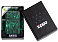 Зажигалка ZIPPO Pattern с покрытием Glow In The Dark Green, латунь/сталь, черно-зеленая, 38x13x57 мм