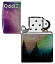 Зажигалка ZIPPO Colorful Sky с покрытием 540 Tumbled Chrome, латунь/сталь, разноцветная, 38x13x57 мм