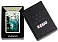 Зажигалка ZIPPO Spooky Design с покрытием Glow In The Dark Green, латунь/сталь, белая, 38x13x57 мм