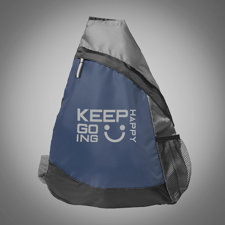 Рюкзак Pick, белый/серый/чёрный, 41 x 32 см, 100% полиэстер 210D