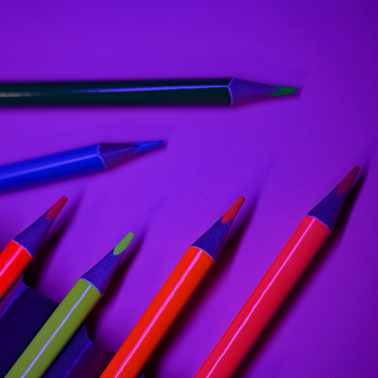 Цветные карандаши NEON, 6 цветов