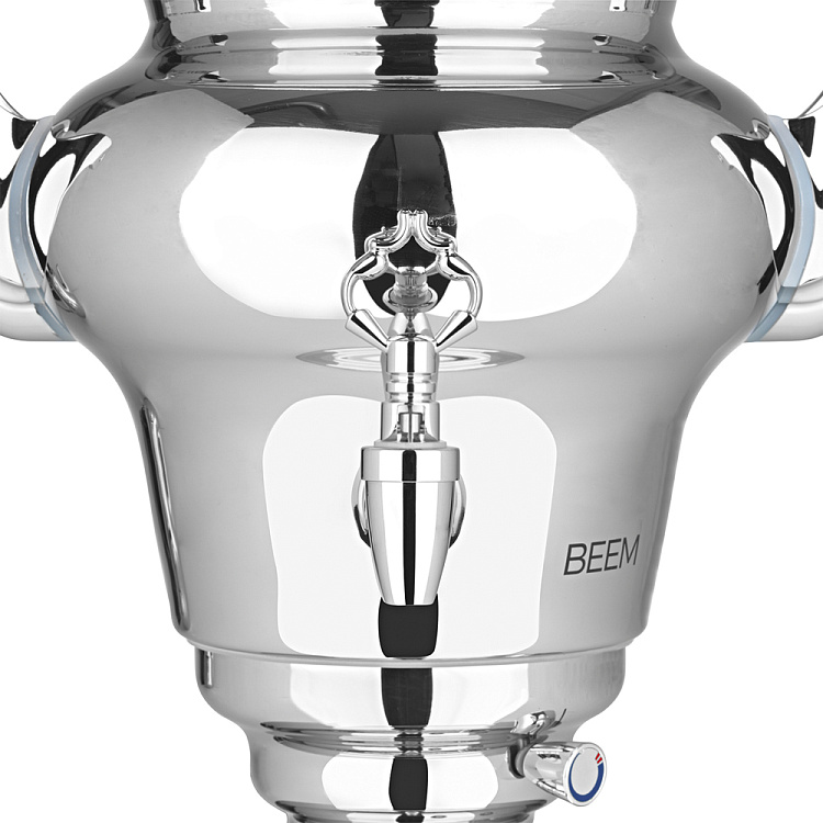 Самовар BEEM модель Soraya, 10 литров, серебристый