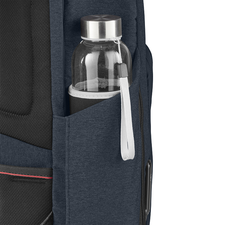 Рюкзак VICTORINOX Architecture Urban 2 Deluxe Backpack 15”, синий, полиэстер/кожа, 31x23x46 см, 23 л