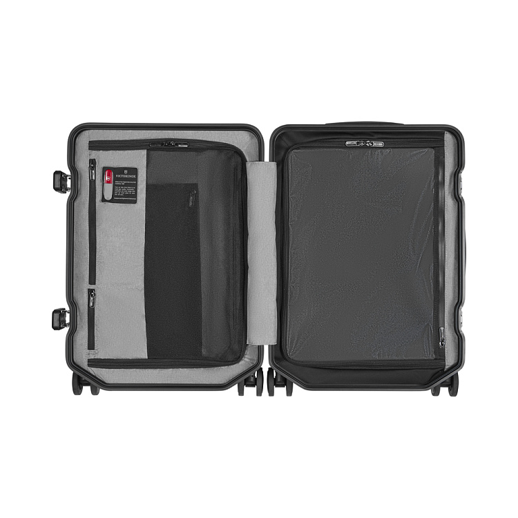 Чемодан VICTORINOX Lexicon Framed, черный, 100% поликарбонат Makrolon, 40x20x55 см, 33 л