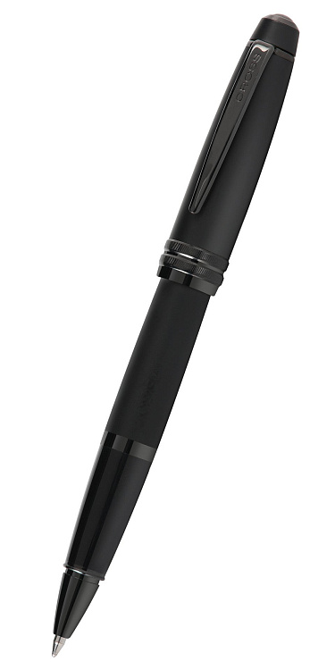 Ручка-роллер Cross Bailey Matte Black Lacquer. Цвет - черный.