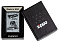 Зажигалка ZIPPO Car Design с покрытием Black Matte, латунь/сталь, черная, 38x13x57 мм