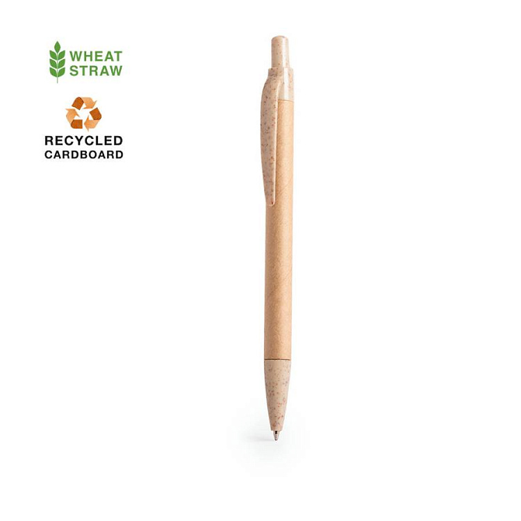Шариковая ручка FILAX, рециклированный картон, пластик c пшеничным волокном