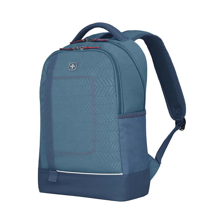 Рюкзак WENGER NEXT Tyon 16", синий/деним, переработанный ПЭТ/Полиэстер, 32х18х48 см, 23 л.