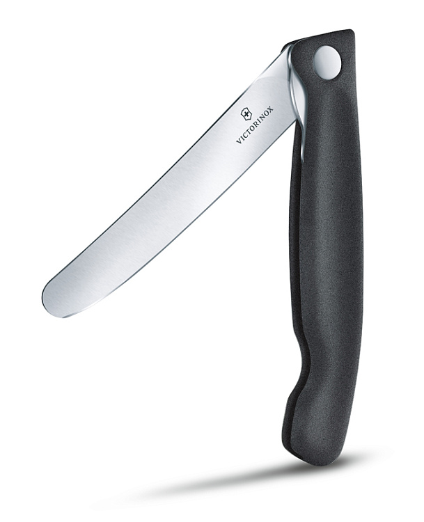 Нож для овощей VICTORINOX SwissClassic, складной, 11 см, чёрный