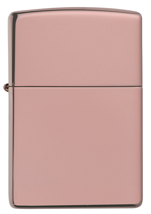 Зажигалка ZIPPO Classic с покрытием High Polish Rose Gold, латунь/сталь, розовое золото, 38x13x57 мм