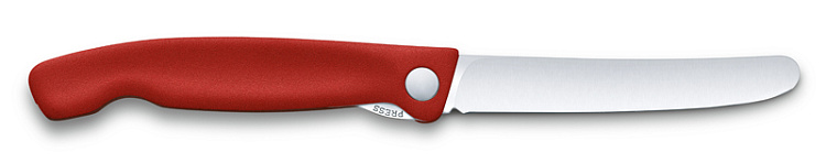 Нож для овощей VICTORINOX SwissClassic, складной, 11 см, красный