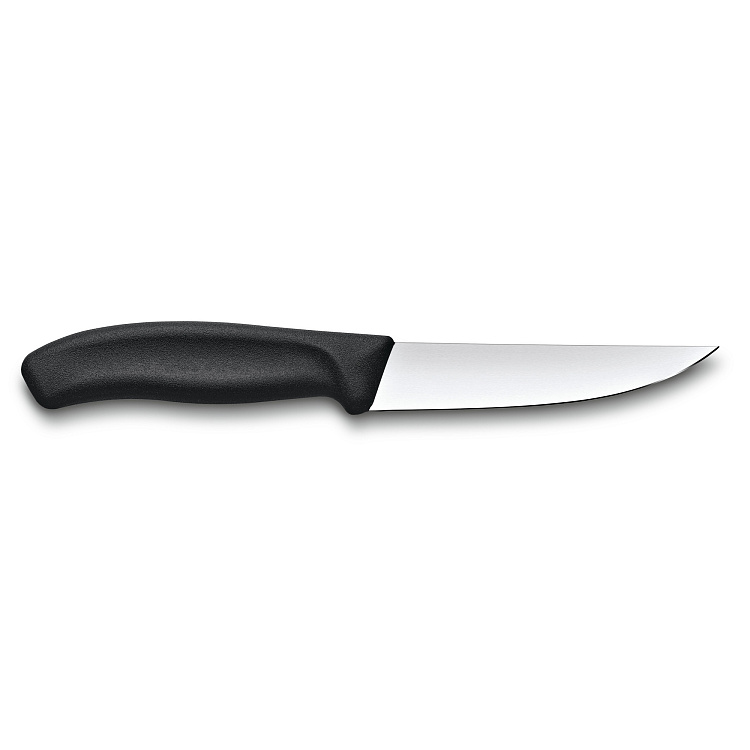 Нож разделочный VICTORINOX SwissClassic с узким прямым лезвием 12 см, чёрный