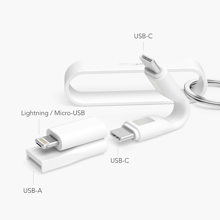 Кабель-брелок High Six Lite 6 в 1