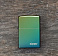 Зажигалка ZIPPO Logo с покрытием High Polish Teal, латунь/сталь, зелёная, глянцевая, 38x13x57 мм