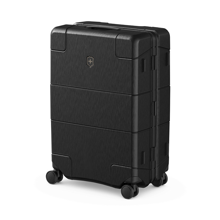 Чемодан VICTORINOX Lexicon Framed, черный, 100% поликарбонат Makrolon, 46x28x68 см, 72 л