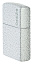Зажигалка ZIPPO Logo с покрытием Glacier, латунь/сталь, белая, матовая, 38x13x57 мм