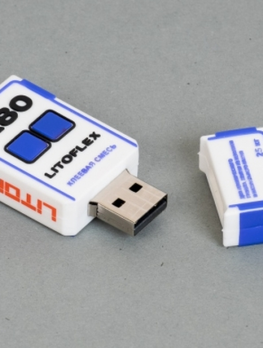 Флешки по индивидуальному дизайну для компании Litokol