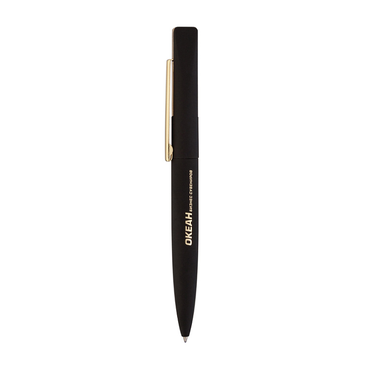 Ручка шариковая "Mercury Gold", покрытие soft touch