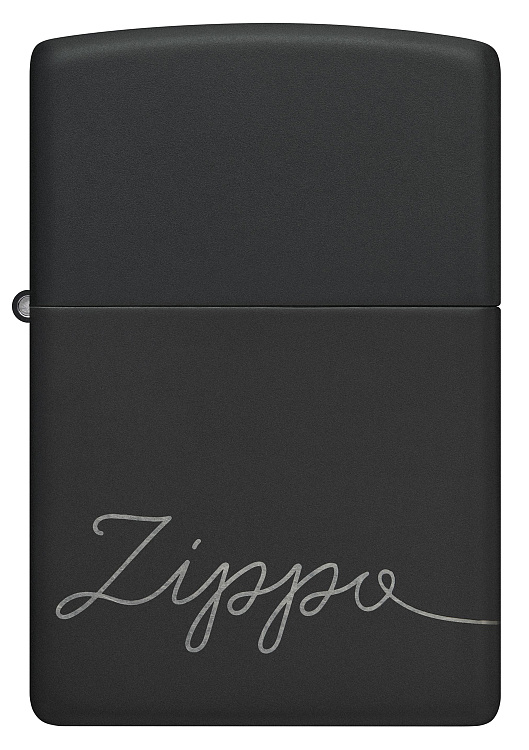 Зажигалка ZIPPO Classic с покрытием Black Matte, латунь/сталь, черная, матовая, 38x13x57 мм