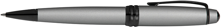 Шариковая ручка Cross Bailey Matte Grey Lacquer. Цвет - серый.