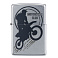 Зажигалка ZIPPO с покрытием Street Chrome, латунь/сталь, серебристая, матовая, 38x13x57 мм