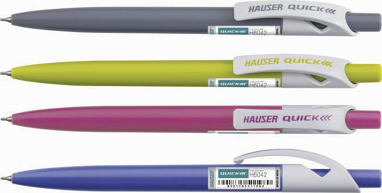 Шариковая ручка Hauser Quick, пластик