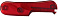 Задняя накладка для ножей VICTORINOX 85 мм, пластиковая, полупрозрачная красная