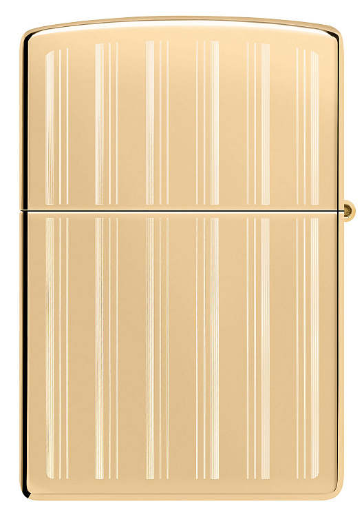 Зажигалка ZIPPO Classic с покрытием High Polish Brass, латунь/сталь, золотистая, 38x13x57 мм