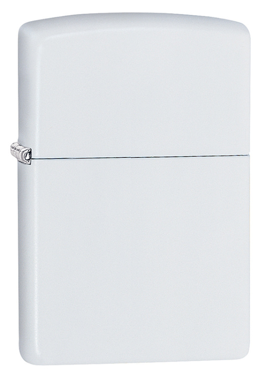 Зажигалка ZIPPO Classic с покрытием White Matte, латунь/сталь, белая, матовая, 38x13x57 мм
