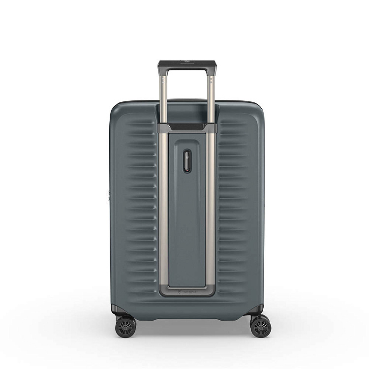 Чемодан VICTORINOX Airox Advanced, серо-синий матовый, 100% поликарбонат Makrolon, 46x29x69 см, 75 л