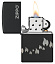 Зажигалка ZIPPO Classic с покрытием Black Matte, латунь/сталь, черная, матовая, 38x13x57 мм