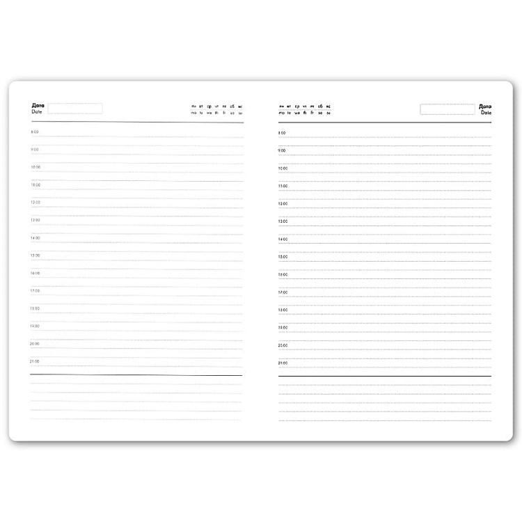 Ежедневник недатированный Bliss,  формат А5, в линейку