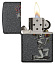 Набор ZIPPO Влюбленные зомби из двух зажигалок с покрытием Iron Stone™, серые, матовые