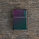 Зажигалка ZIPPO Logo с покрытием Iridescent, латунь/сталь, фиолетовая, матовая, 38x13x57 мм