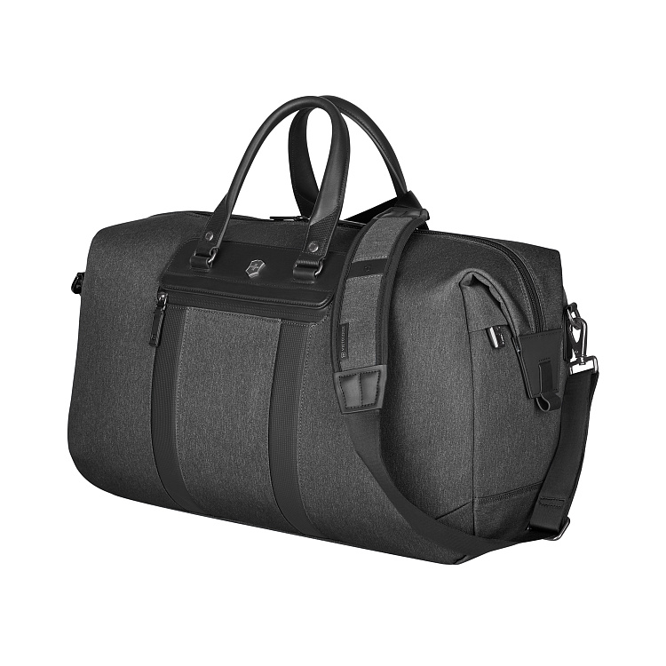 Дорожная сумка VICTORINOX Architecture Urban 2 Weekender, серый, полиэстер/кожа, 24x56x30 см, 45 л