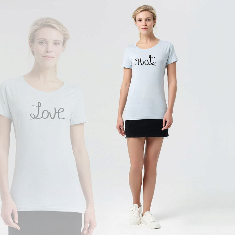 Футболка женская Hate-Love