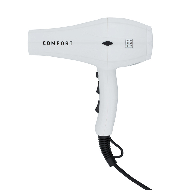 Фен DEWAL BEAUTY Comfort White, белый, 2200 Вт, 1 насадка