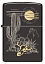 Зажигалка ZIPPO Western с покрытием High Polish Black, латунь/сталь, черная, глянцевая, 38x13x57 мм