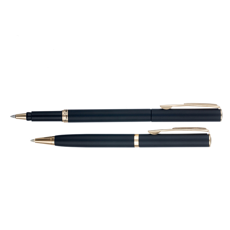 Набор Pierre Cardin PEN&PEN: ручка шариковая+роллер. Цвет - черный. Упаковка Е или E-1