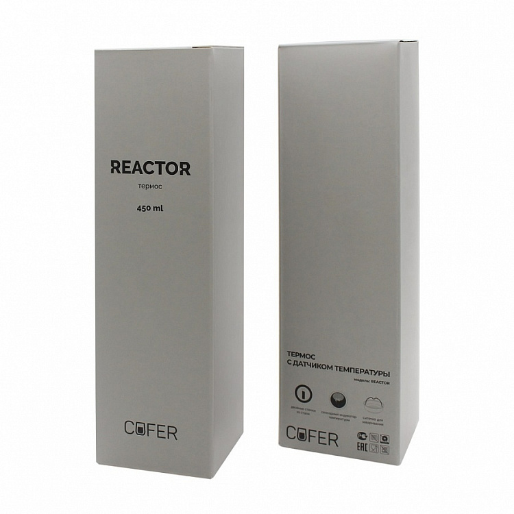 Термос Reactor металлик с датчиком температуры 