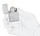 Зажигалка ZIPPO James Bond™ с покрытием Satin Chrome, латунь/сталь, серебристая, 38x13x57 мм