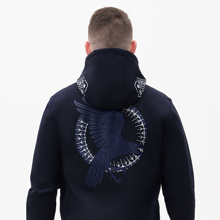 Толстовка на молнии с капюшоном MATEO