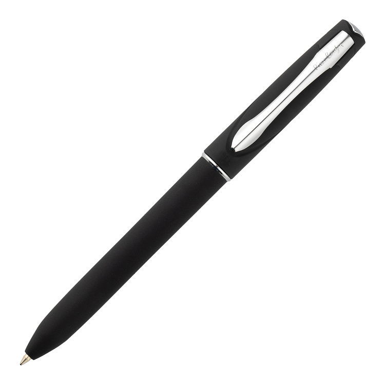 Ручка шариковая Pierre Cardin ACTUEL. Цвет - черный.  Упаковка Р-1