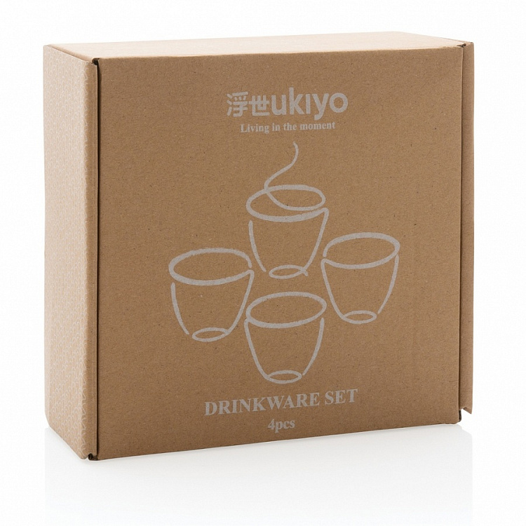 Набор керамических чашек Ukiyo, 4