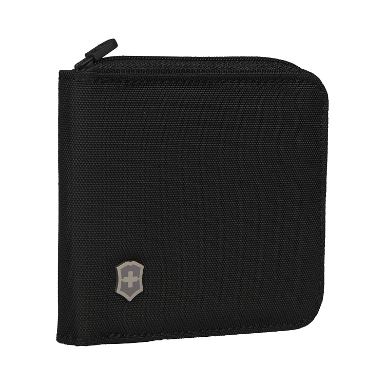 Бумажник VICTORINOX TA 5.0 Zip-Around Wallet с RFID защитой, чёрный, нейлон, 11x1x10 см