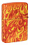 Зажигалка ZIPPO Fire с покрытием 540 Tumbled Brass, латунь/сталь, разноцветная, 38x13x57 мм
