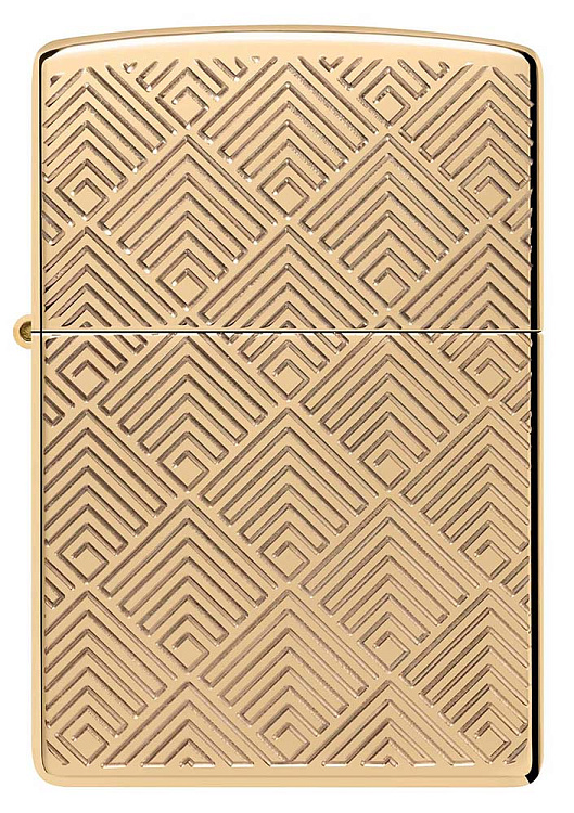 Зажигалка ZIPPO Armor® с покрытием High Polish Brass, латунь/сталь, золотистая, 38x13x57 мм