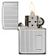 Зажигалка ZIPPO Engine Turn с покрытием High Polish Chrome, латунь/сталь, серебристая, 38x13x57 мм