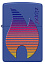 Зажигалка ZIPPO Classic с покрытием Royal Blue Matte, латунь/сталь, синяя, матовая, 38x13x57 мм